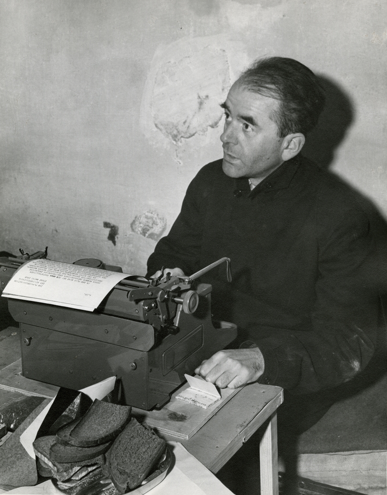 Albert Speer in his jail cell, Nuremberg, 1945 Public Domain.jpeg