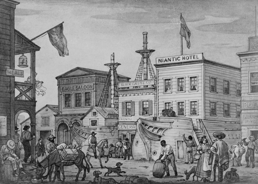 The Niantic Hotel in 1850 _ Wikipedia