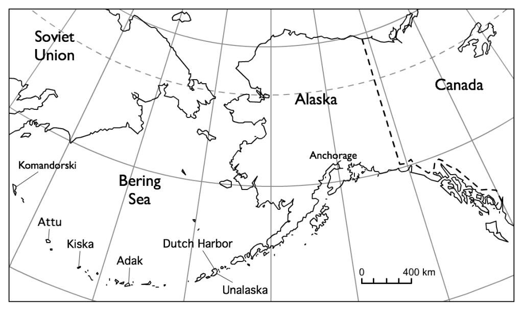 Aleutian Islands Map