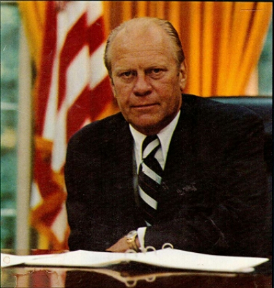 Ford in the Oval Office, 1974